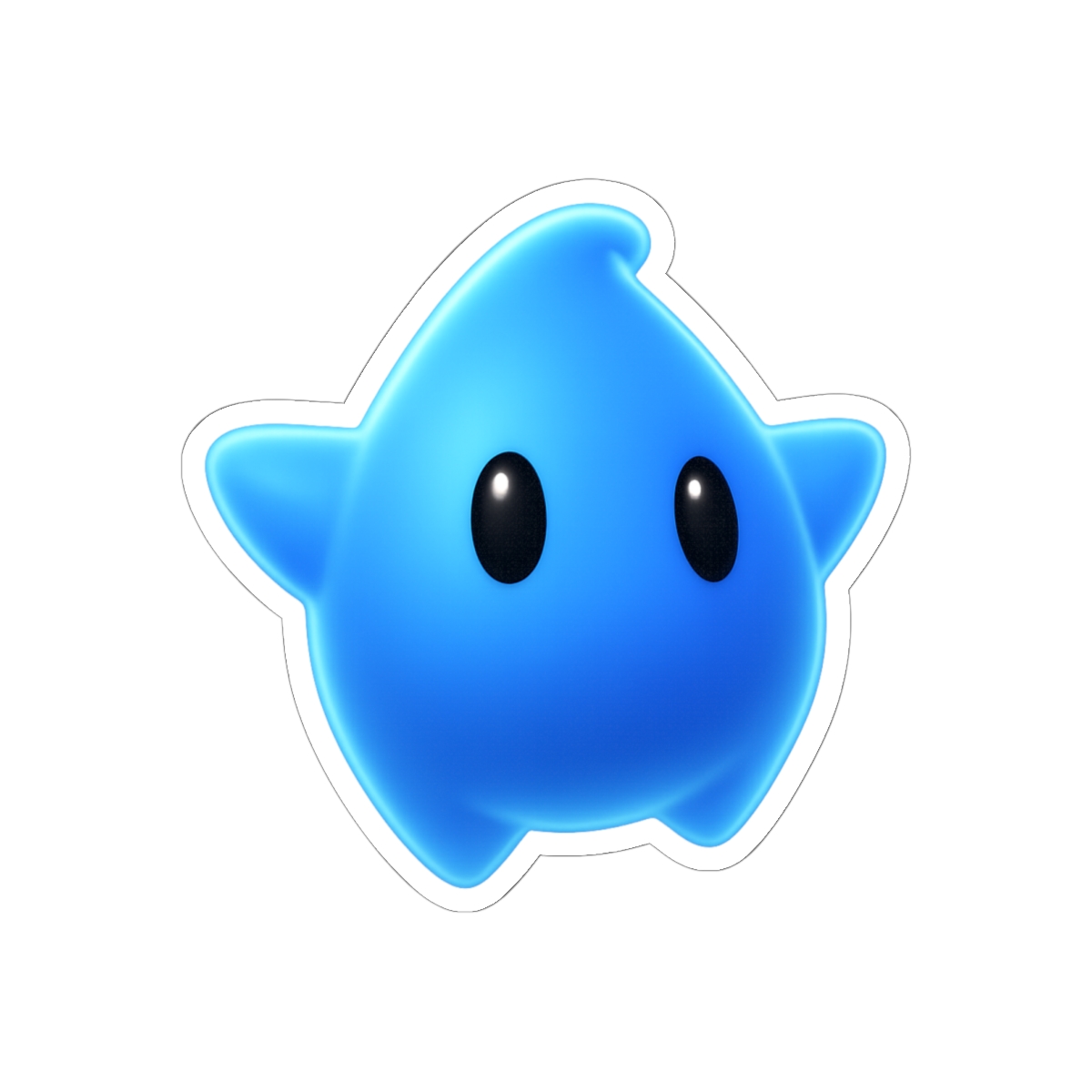 Blue Luma Ethereal Glow Sticker | Mystical Vinyl Decal