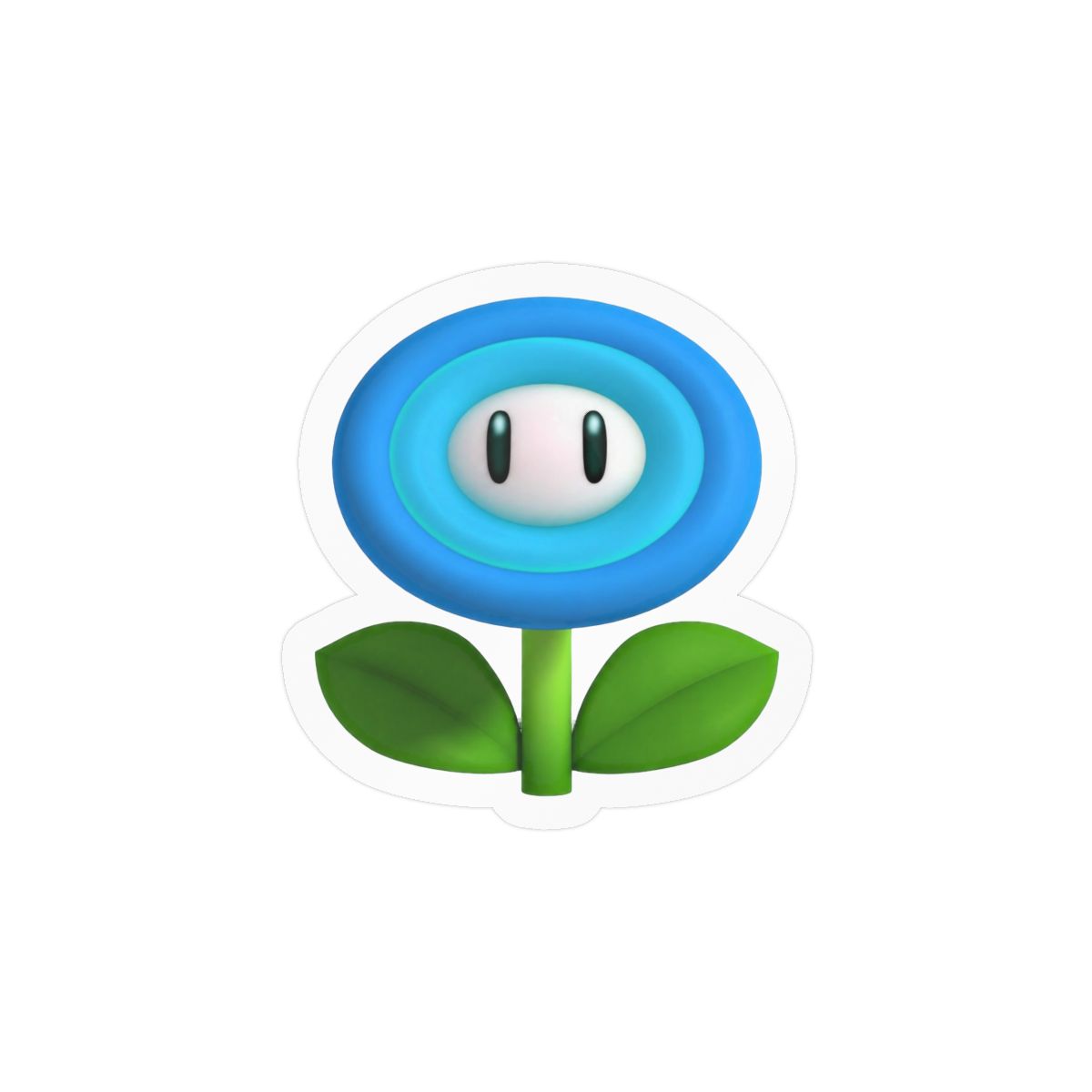 Ice Flower Sticker | Ethereal Frosty Vinyl Decal - alternate angle 1, merchandise