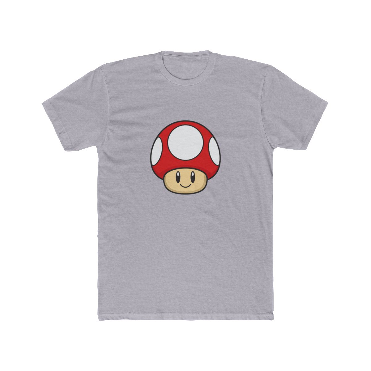 Colorful 1-Up Mushroom Pixel Art T Shirt - Retro Gamer Gift - alternate angle 3, merchandise