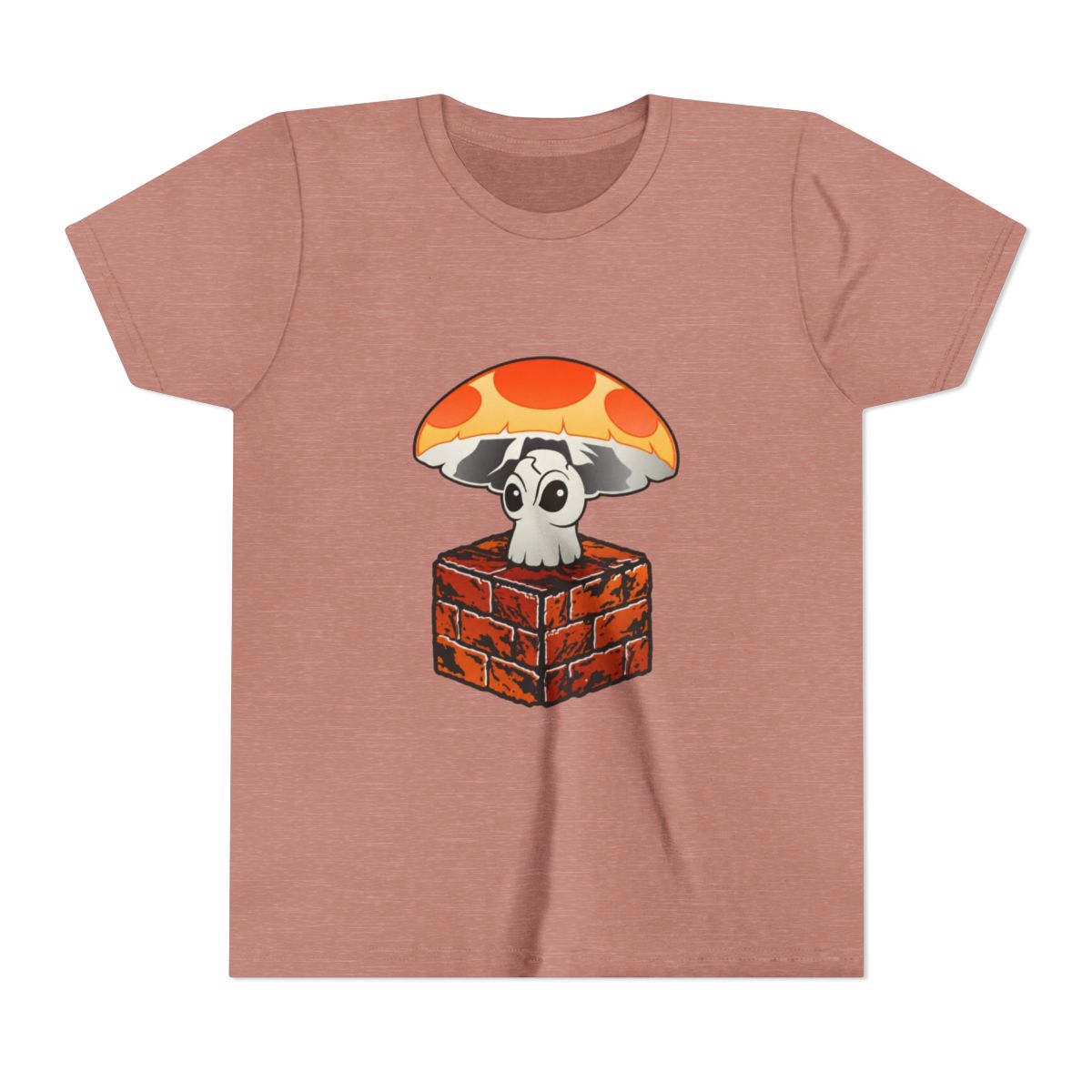 Classic Super Mushroom Kids T Shirt | Mario - alternate angle 3, merchandise