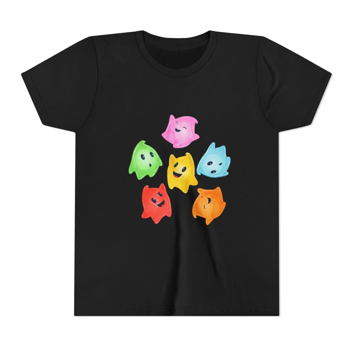 Nintendo Super Mario Galaxy Lumas Graphic Kids T Shirt